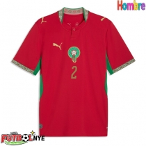Camiseta Marruecos Achraf Hakimi #2 Primera Equipación Mundial 2026 manga corta